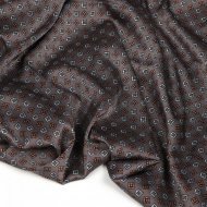 Ткань шелк Армани 90г/м? 97% полиэстер, 3% спандекс шир.145см арт.Р.28363.02 цв.02 серый рул.30м Ткань шелк Армани 90г/м? 97% полиэстер, 3% спандекс шир.145см арт.Р.28363.02 цв.02 серый рул.30м