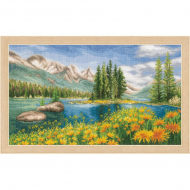 Набор для вышивания VERVACO арт.PN-0174811 Горный пейзаж 44х25 см