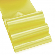 Лента атласная 75мм цв.3014 желтый IDEAL уп.27,4 м