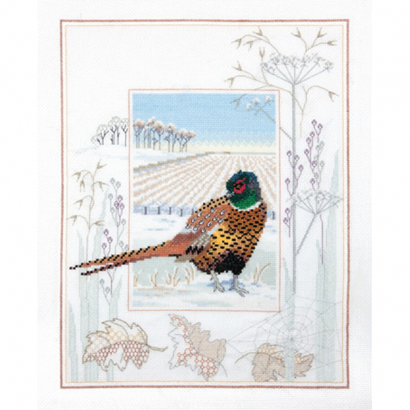 Набор для вышивания DERWENTWATER DESIGNS арт.WIL7 Pheasant 26,9х34,2 см Набор для вышивания DERWENTWATER DESIGNS арт.WIL7 Pheasant 26,9х34,2 см