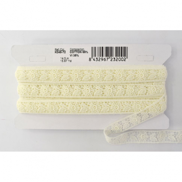 173857_Гипюр, 20 мм, цвет шампань