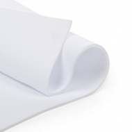Бельевой поролон В 303а арт.АТ130140 ламинированный 3мм цв.001 белый уп.50х50см