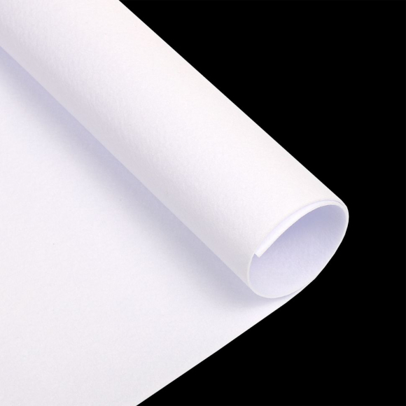 Фетр декоративный 1,2мм; лист 33см х 53см/ 801 (белоснежный) Корея