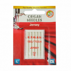 Иглы для бытовых швейных машин ORGAN джерси №100, уп.5 игл