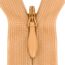 Молния потайная нераз 22см S-508 коричневый светлый SBS уп.100шт