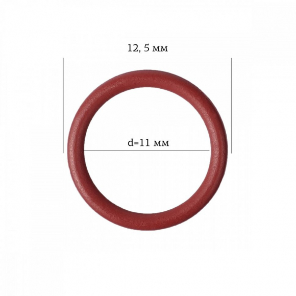 Кольцо для бюстгальтера металл ARTA.F.2830 ?11мм, цв.101 темно-красный, уп.50шт