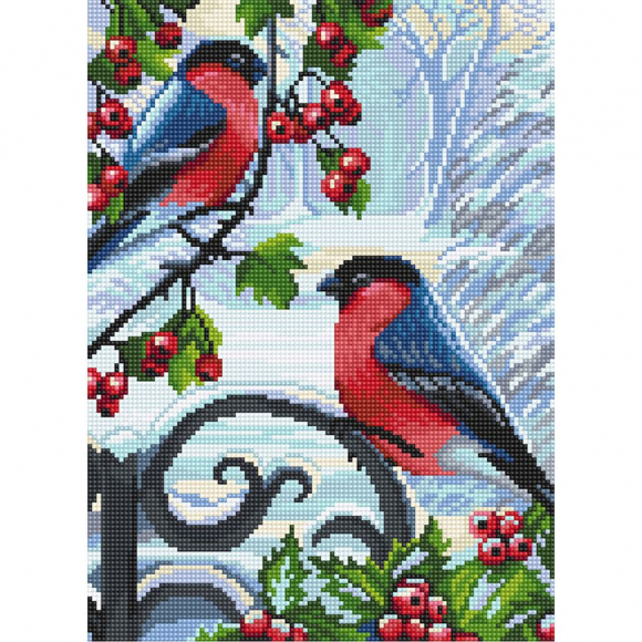161447_Картина стразами "Вестники зимы" 161447_Картина стразами "Вестники зимы"