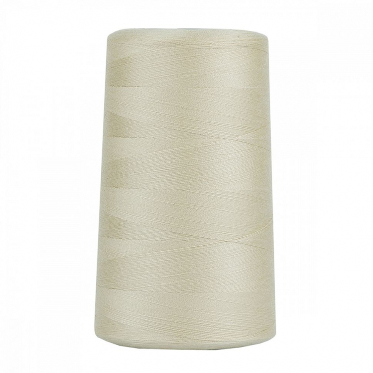 Нитки швейные 40/2 полиэстер 5000 ярд цв.204 бежевый MAX