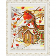 Рисунок на ткани (Бисер) КОНЁК арт. 9927 На ветке 29х39 см