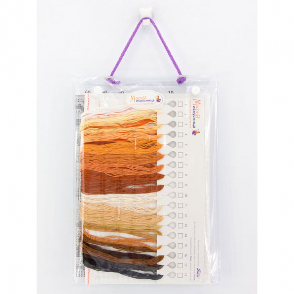 23574_Набор для вышивания "Сама о себе" по картине А. Брагинского