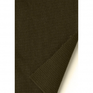 Ткань трикотаж Футер 2х нитка петля 70%пэ 25%вис 5%спан 220г 160см S096 хаки рул.35м