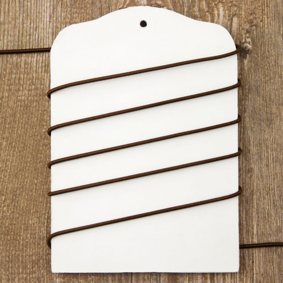 Резинка шляпная PEGA, цвет коричневый, 2 мм