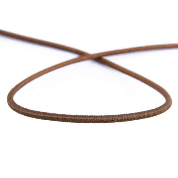 Резинка шляпная PEGA, цвет коричневый, 2 мм