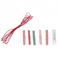 127376_Декоративные прищепки со шнуром 127376_Декоративные прищепки со шнуром