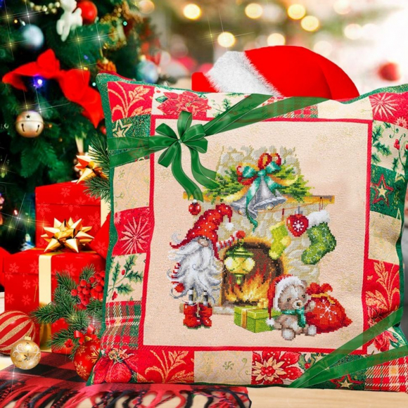 Набор для вышивания ЧУДЕСНАЯ ИГЛА арт.100-251 В ожидании рождества 22х22 см