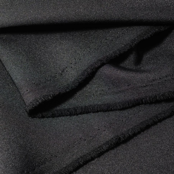 Ткань Габардин 180 г кв.м 100% полиэстер шир.148 см арт.Р.15308.03 цв.03 черный уп.25м