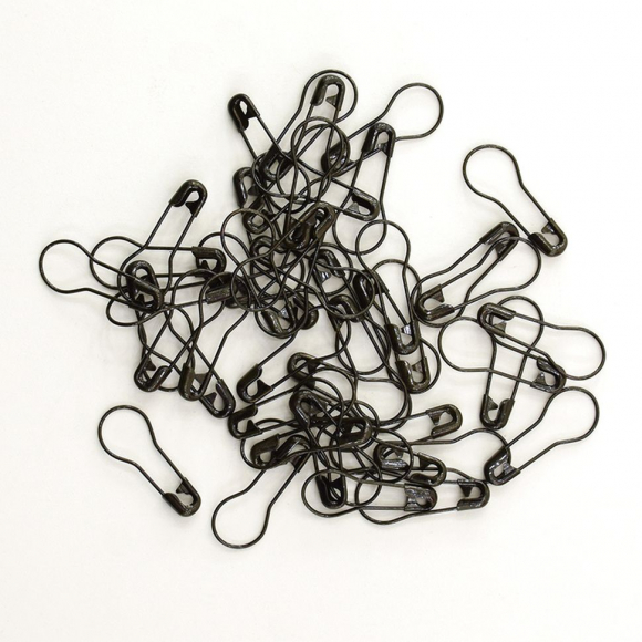 136971_Булавки английские ламповидные в пластиковом контейнере 136971_Булавки английские ламповидные в пластиковом контейнере