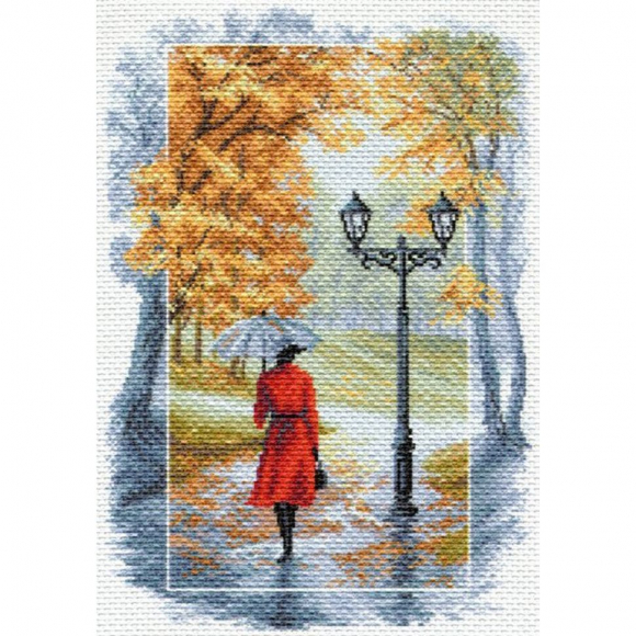 Рисунок на канве МАТРЕНИН ПОСАД арт.37х49 - 1675 Соло под дождем
