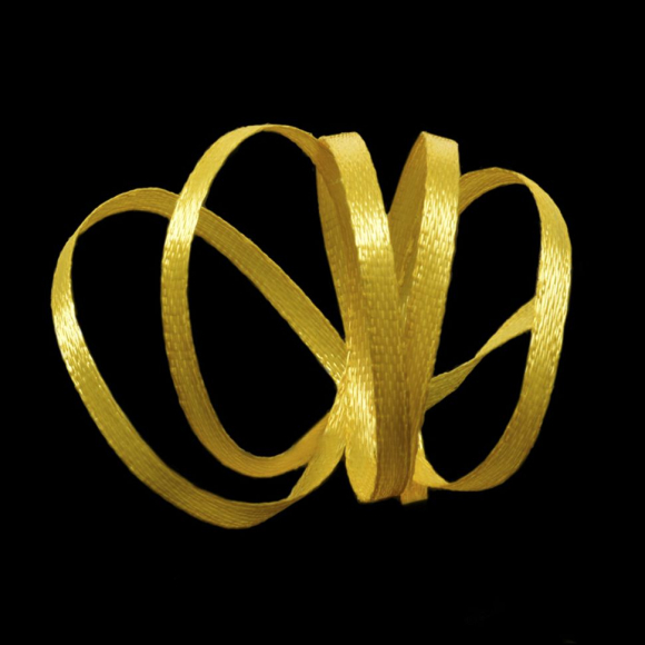 Лента атласная 3мм цв.3016 т.желтый IDEAL уп.100 м