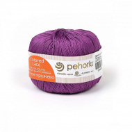 Пряжа для вязания ПЕХ Цветное кружево (100% мерсеризованный хлопок) 4х50г/475м цв.179 фиалка