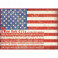 83920_Бумага рисовая мини - формат "Флаг США"