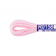 Нитки для вышивания Gamma мулине 100% вискоза 12 x 8 м цв.R0158 розовый