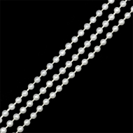 Бусины на бобине TBY.BWC.R3.1 3мм цв.1 белый уп.100 м