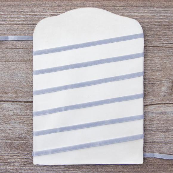 32209_Лента для вышивания SAFISA на блистере, 4 мм, 5 м, цвет 27, серый