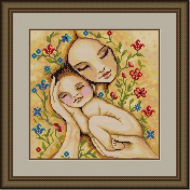 Рисунок на ткани (Бисер) КОНЁК арт. 1256 Кроха 25х25 см Рисунок на ткани (Бисер) КОНЁК арт. 1256 Кроха 25х25 см