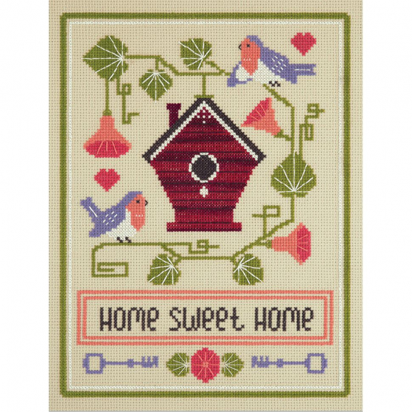 Набор для вышивания PANNA арт. CE-1973 Дом, милый дом 22х28 см Набор для вышивания PANNA арт. CE-1973 Дом, милый дом 22х28 см