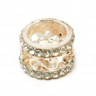 Бусины металлические Tesoro арт.TS.XH601.01 цв.1 золото 10 мм, in ?7 мм