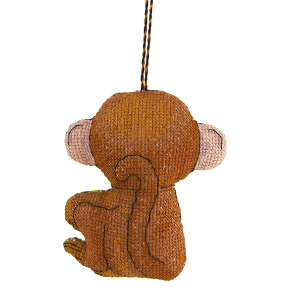 Набор для вышивания PANNA арт. IG-1728 Игрушка. Обезьянка 9,5х11,5 см Набор для вышивания PANNA арт. IG-1728 Игрушка. Обезьянка 9,5х11,5 см