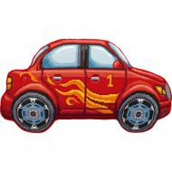 Набор для вышивания PANNA арт. PD-7023 Подушка Красная машинка 44х26 см