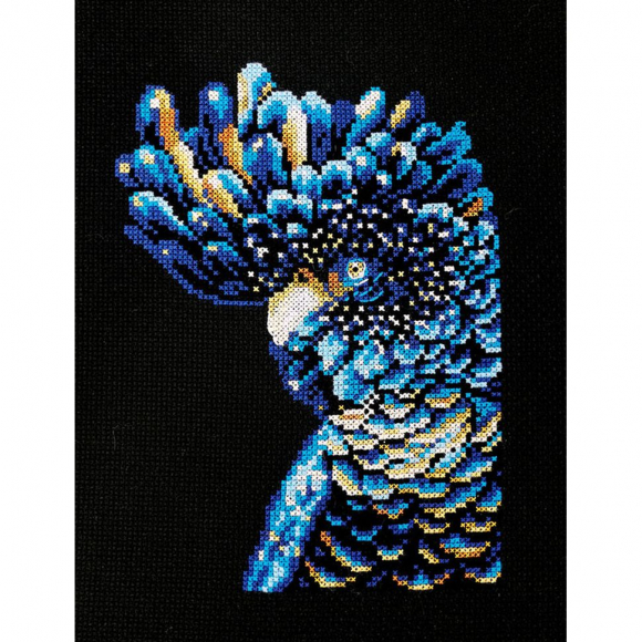 Набор для вышивания МАРЬЯ ИСКУСНИЦА арт.03.010.24 Черный какаду 15х20 см Набор для вышивания МАРЬЯ ИСКУСНИЦА арт.03.010.24 Черный какаду 15х20 см