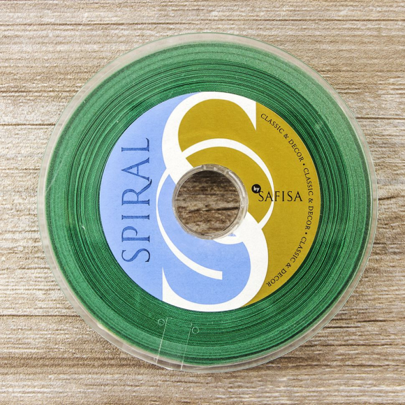 19686_Косая бейка хлопок/полиэстер 20 мм, 25 м, цвет 25, зеленый