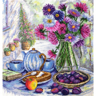 Набор для вышивания МАРЬЯ ИСКУСНИЦА арт.04.005.28 Полуденный чай 32х35 см