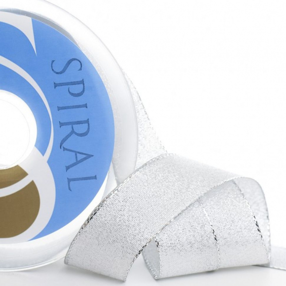 20233_Лента металлик SAFISA, 25 мм, 25 м, цвет 102, серебро 20233_Лента металлик SAFISA, 25 мм, 25 м, цвет 102, серебро