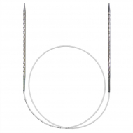 169126_Спицы металлические круговые супергладкие c квадратным кончиком CONCEPT BY KATIA Cube №4,5, 120 см