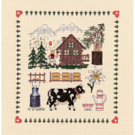 Набор для вышивания Le Bonheur des Dames арт.2611 Accessoires La Montagne (Аксессуары горы) 20х21 см