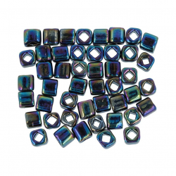 Бисер Япония "TOHO" CUBE №2  4 мм 5 х 5 г №0086 т.фиолетовый