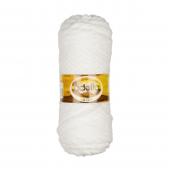 Пряжа ADELIA MIMI (100% полиэстер) 5х100г/80м цв.02 БЕЛЫЙ