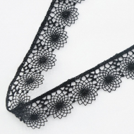 157371_Гипюр, 16 мм, черный