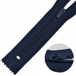 Молния MaxZipper брючная №4 замок полуавтомат, 20см н/р цв.F330 т.синий уп.100шт