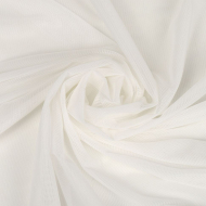 Сетка эластичная KRUZHEVO арт.TBY.068 80г/м? ш.160см цв.004 молочный уп.50м