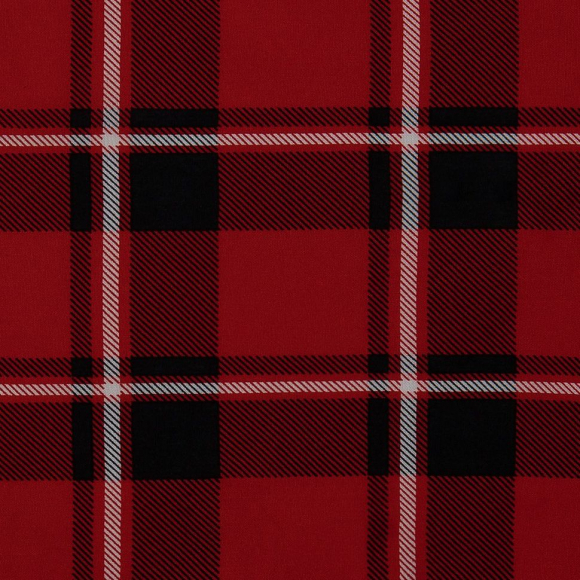 Ткань Штапель 90 г/м? 100% вискоза шир.145 см арт.Р.31116.01 цв.01 красный рул.50м