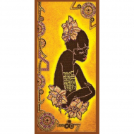 Набор для вышивания бисером АБРИС АРТ арт. AB-147 Марокканка 25х51 см