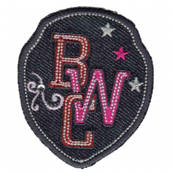 85942_Термоаппликация HKM "Wappen RWC grauer Jeans"