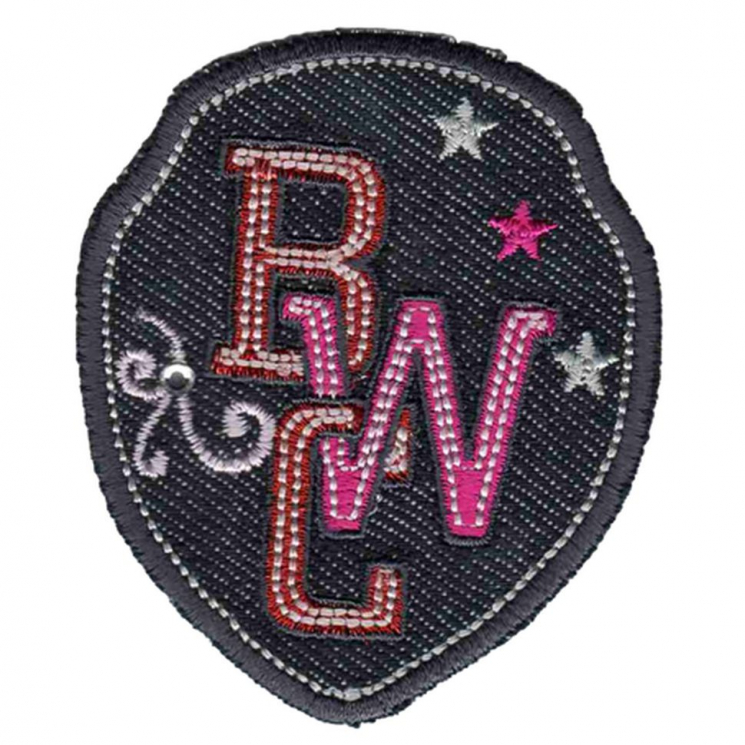 85942_Термоаппликация HKM "Wappen RWC grauer Jeans"