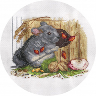 Набор для вышивания KLART арт. 8-201 Шиншилла 15х13 см