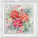 Набор для вышивания ЧУДЕСНАЯ ИГЛА арт.140-003 Магия цветов. Пуансеттия 30x30 см